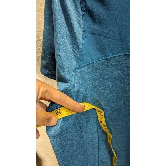 Columbia Blue Athletic Dress OmniShade Pullover Pockets L Large - Picture 6 of 9